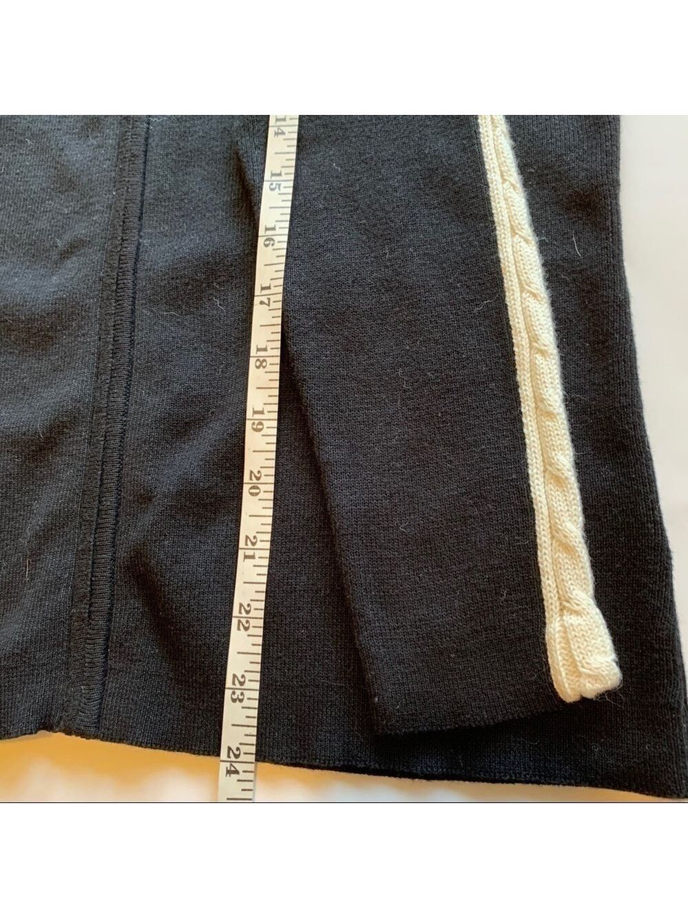 EVAN PICONE Cotton Cable Knit Zip Hoodie Jacket Neutral - Picture 8 of 9